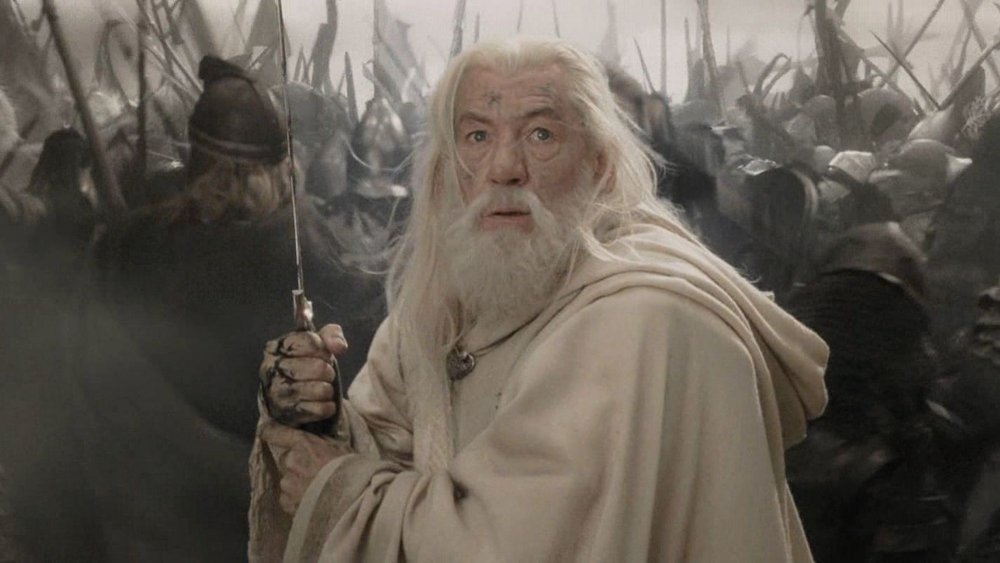 Ian McKellan as Gandalf in The Lord of the Rings