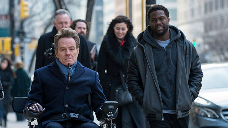 Bryan Cranston and Kevin Hart strolling