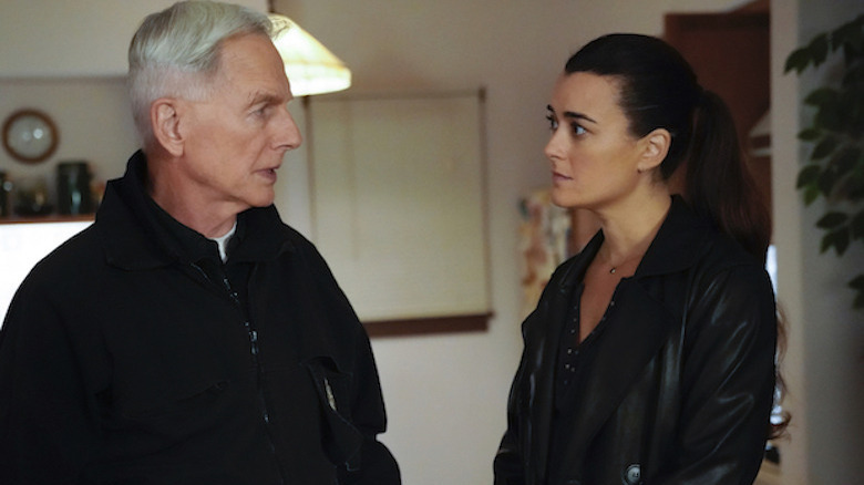 Gibbs and Ziva talking