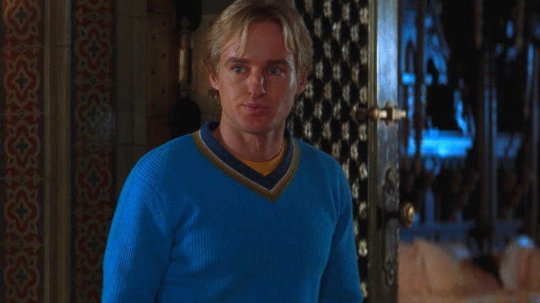 Owen WIlson looks wowed in The Haunting