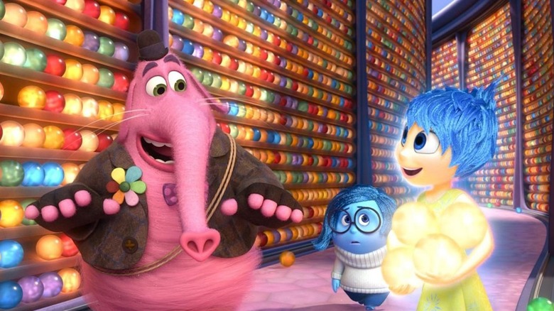 Bing Bong, Joy, and Sadness in Inside Out