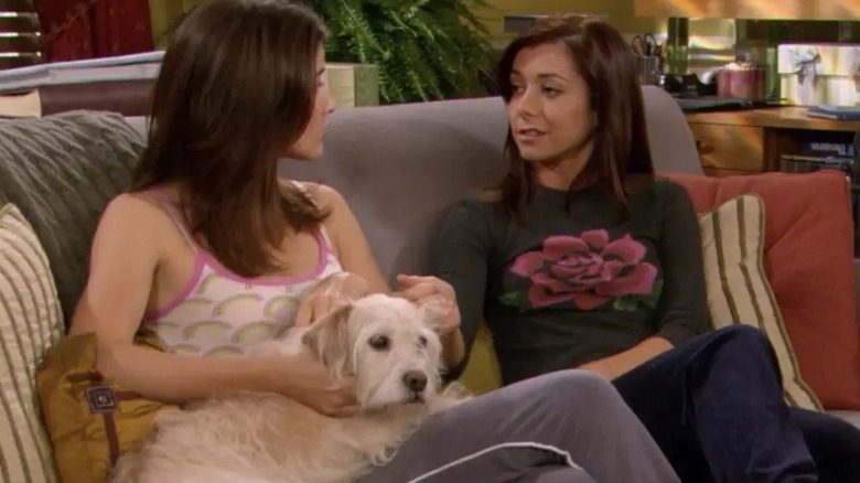 Lily with Robin and dog