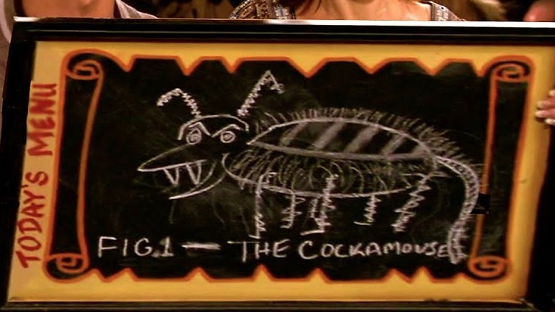 Chalk drawing of the cockamouse