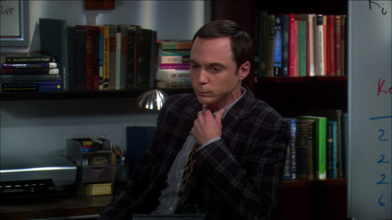 Sheldon in office choking