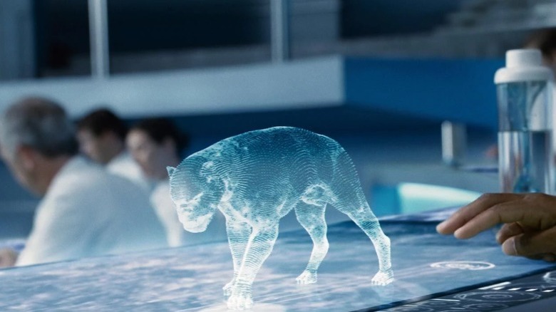 Hologram of a dog mutation