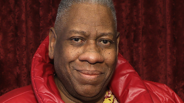 André Leon Talley at the Met Gala in 2008