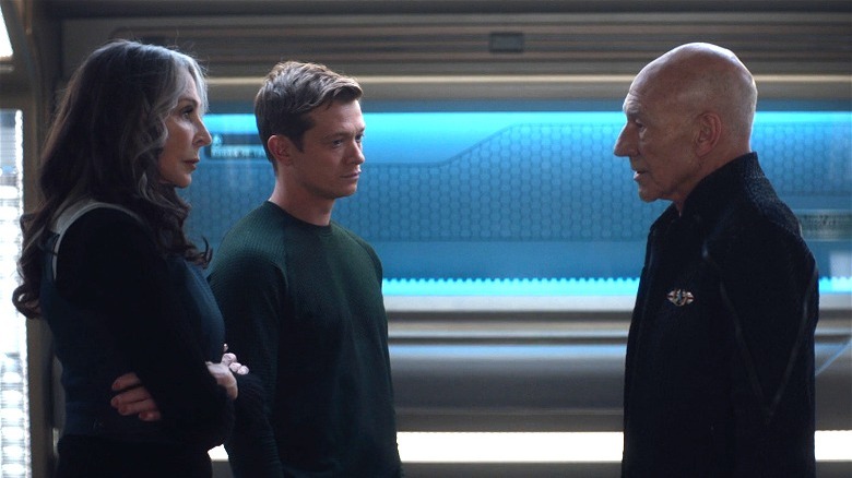 Picard confronts Dr. Crusher and Jack