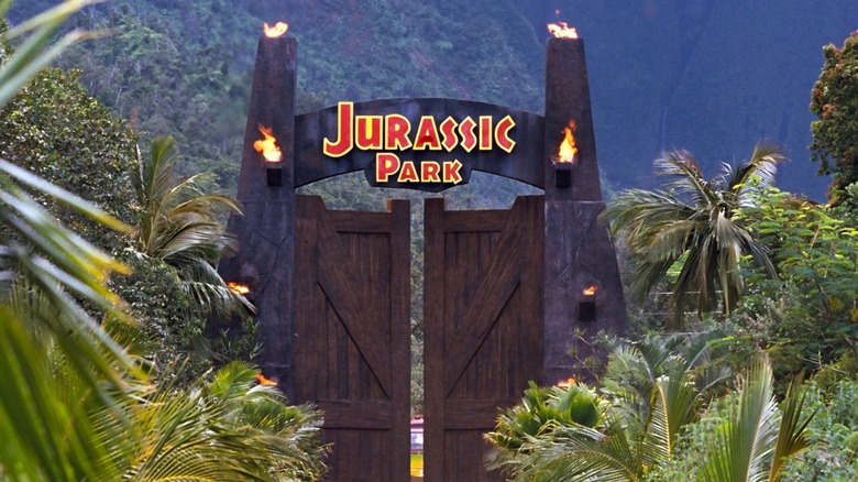 Jurassic Park opening gates