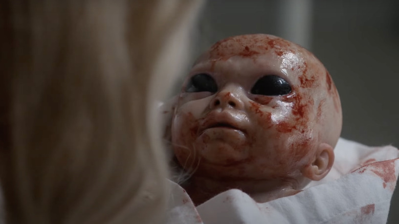 Alien-human hybrid baby in American Horror Story