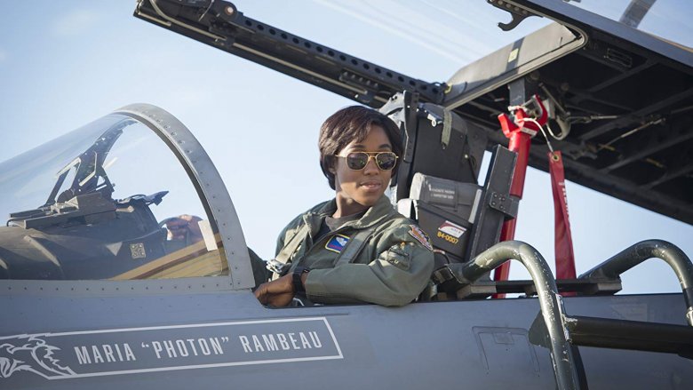 Lashana Lynch in Captain Marvel