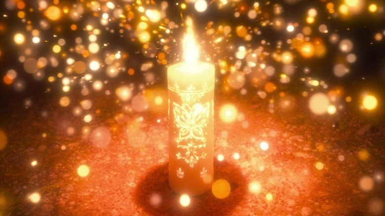 Encanto candle sparkling with magic