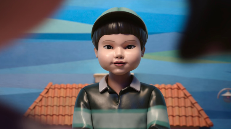 Cheol-su faces the girl doll in the "Squid Game" Season 2 post-credits scene