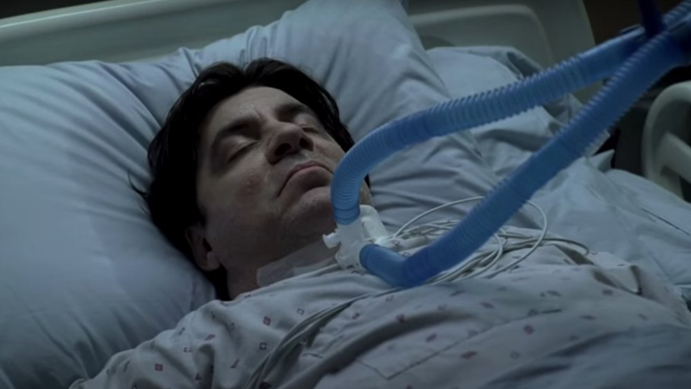 Steven Van Zandt as Silvio Dante in a coma in The Sopranos