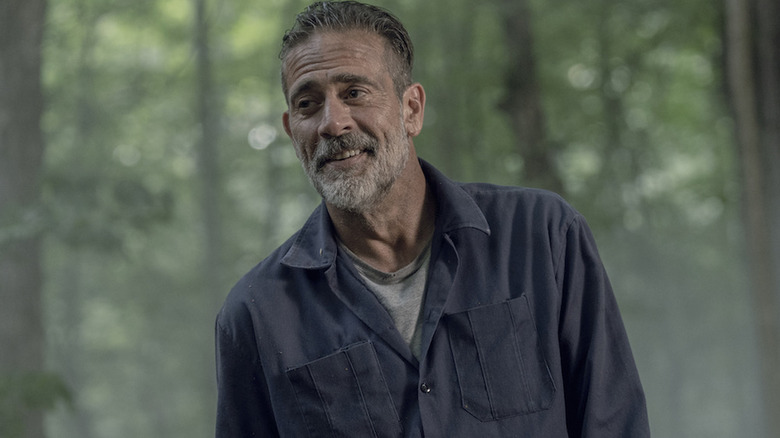 Negan smiles on The Walking Dead