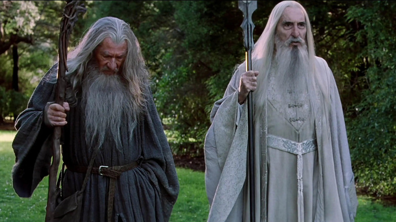 Gandalf walks with Saruman