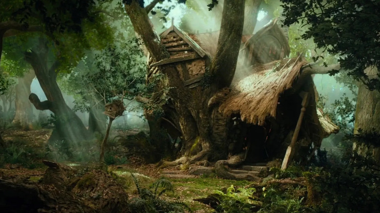 Rhosgobel in a clearing in Mirkwood