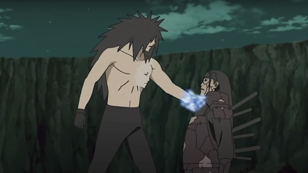 Rejuvenated Madara attacks Hashirama