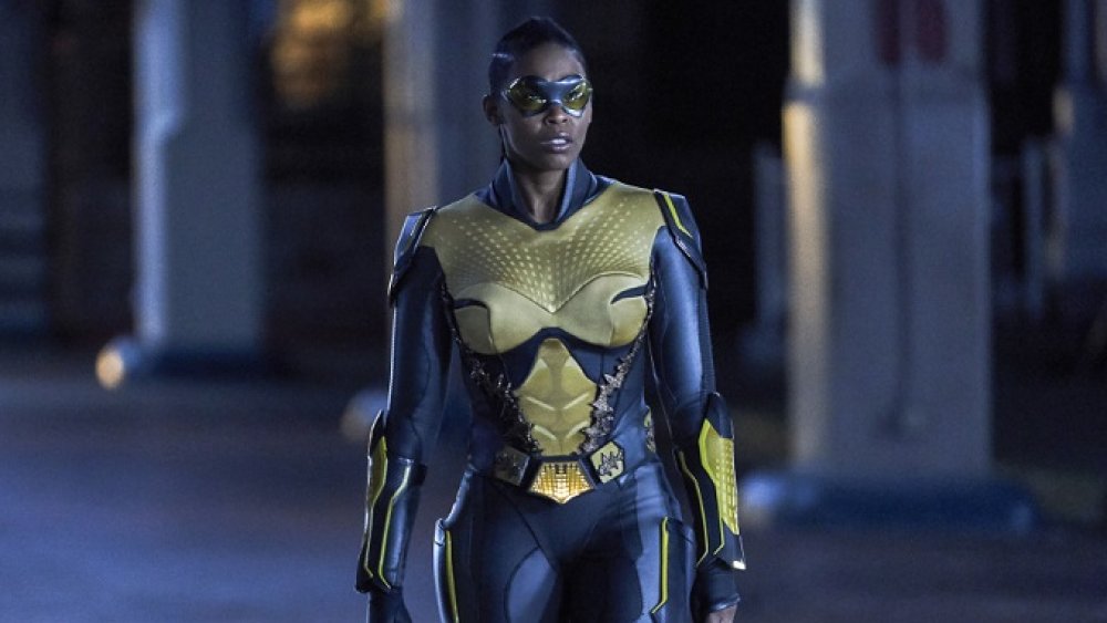 Nafessa Williams as Anissa Pierce, AKA Thunder, from Black Lightning