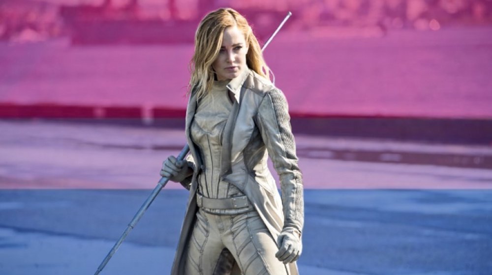 Caity Lotz as Sara Lance, AKA White Canary, from Arrow