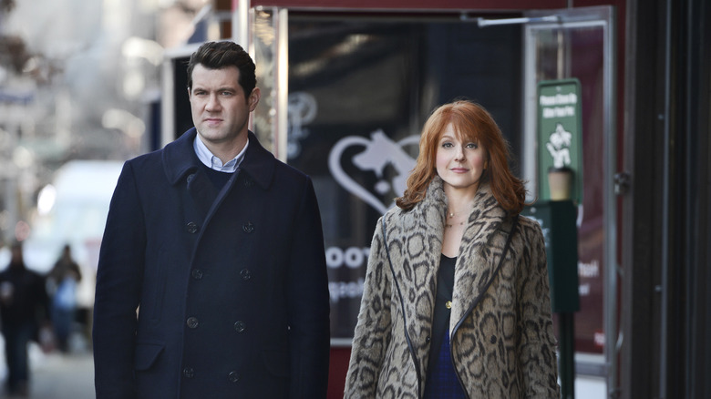 Billy Eichner and Julie Klausner in Difficult People