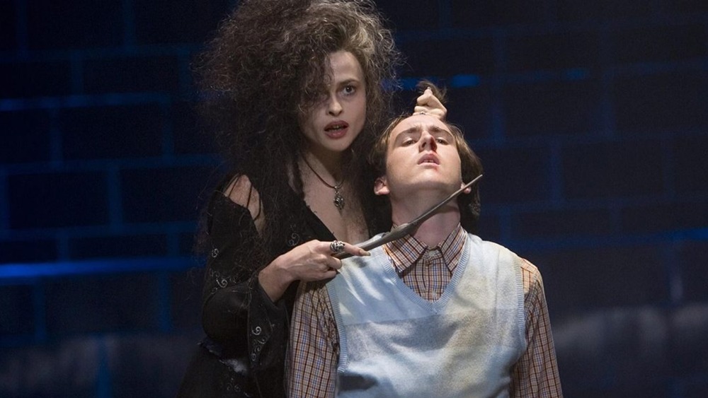 Bellatrix Lestrange threatening Neville Longbottom