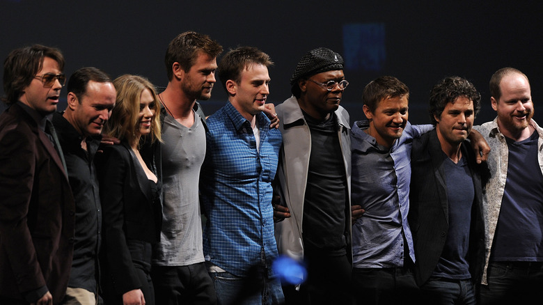 Cast of The Avengers at San Diego Comic-Con