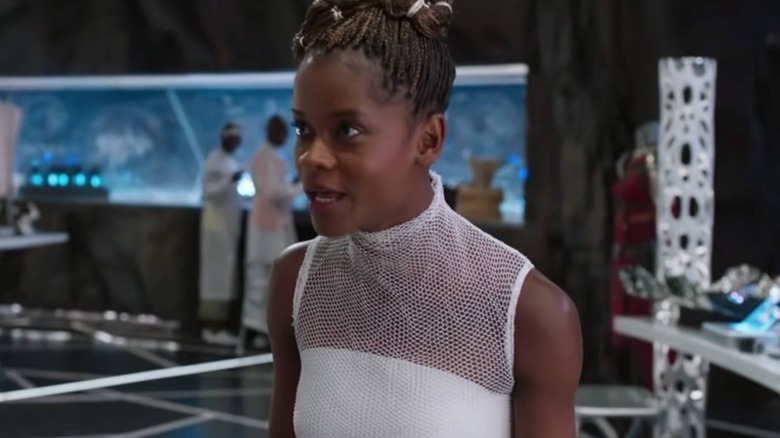 Shuri yelling 'What are those?'