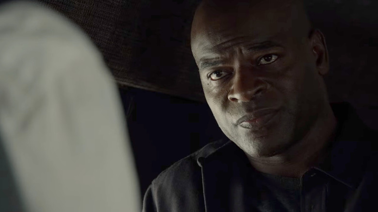 Dembe looks annoyed 