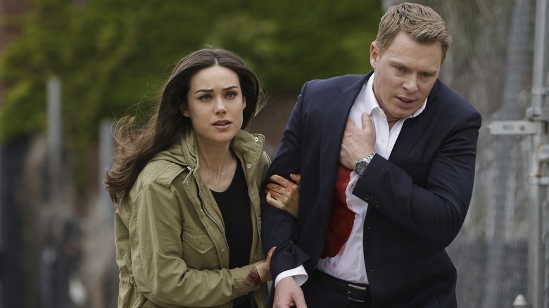 Megan Boone and Diego Klattenhoff star in "The Blacklist"