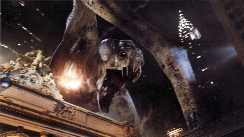 The Cloverfield monster attacks