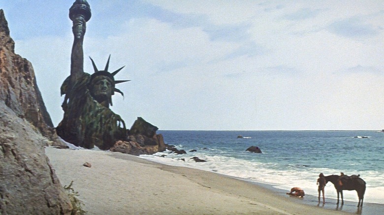 Liberty statue in Planet of the Apes