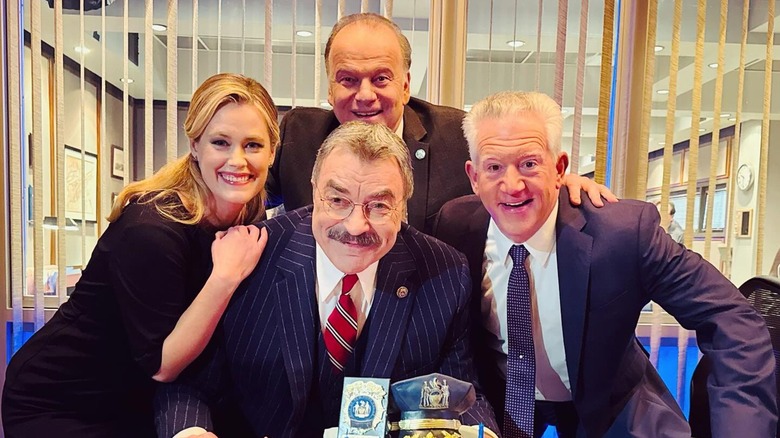 Blue Bloods cast smiling