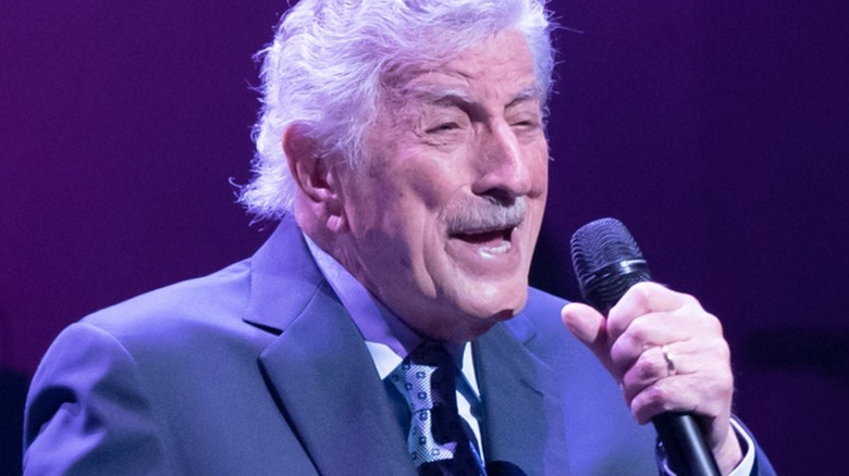 Tony Bennett smiling