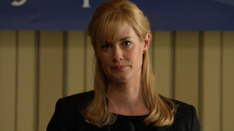 Abigail Hawk Baker unhappy Blue Bloods