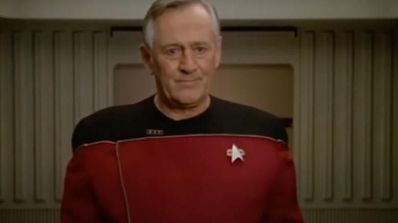 Len Cariou as an alien in Star Trek: Voyager