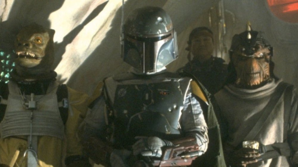 Boba Fett and some alien cohorts in Return of the Jedi