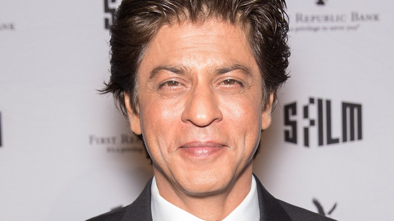 Shah Rukh Khan smiling