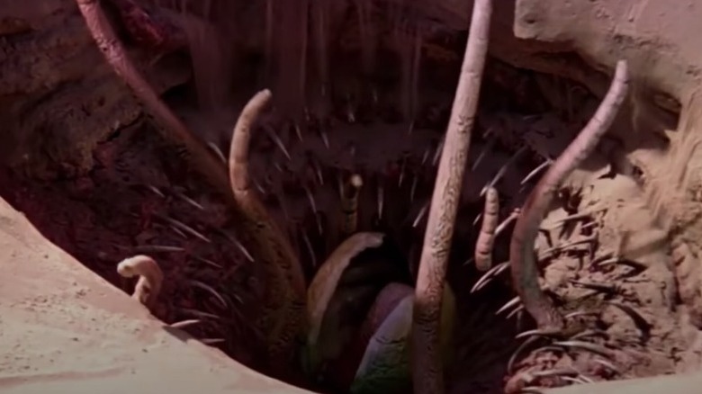 Sarlacc squirming in Star Wars: Return of the Jedi