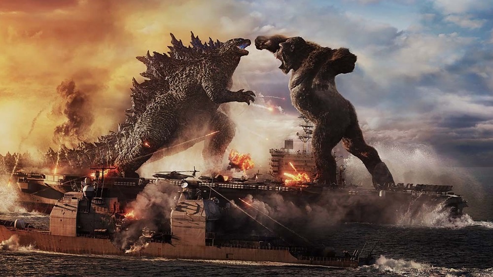 Godzilla and Kong duke it out 