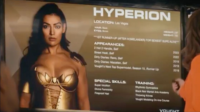 Hyperion on screen