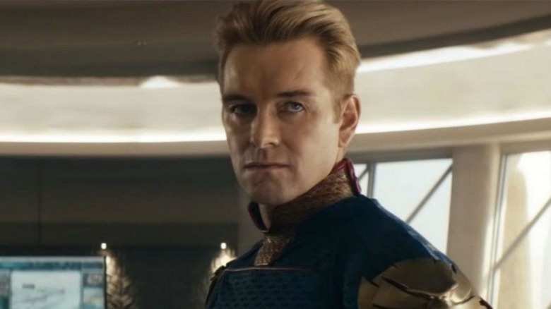 Homelander looks angry