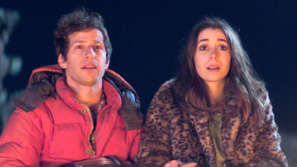 Andy Samberg and Cristin Milioti in Palm Springs