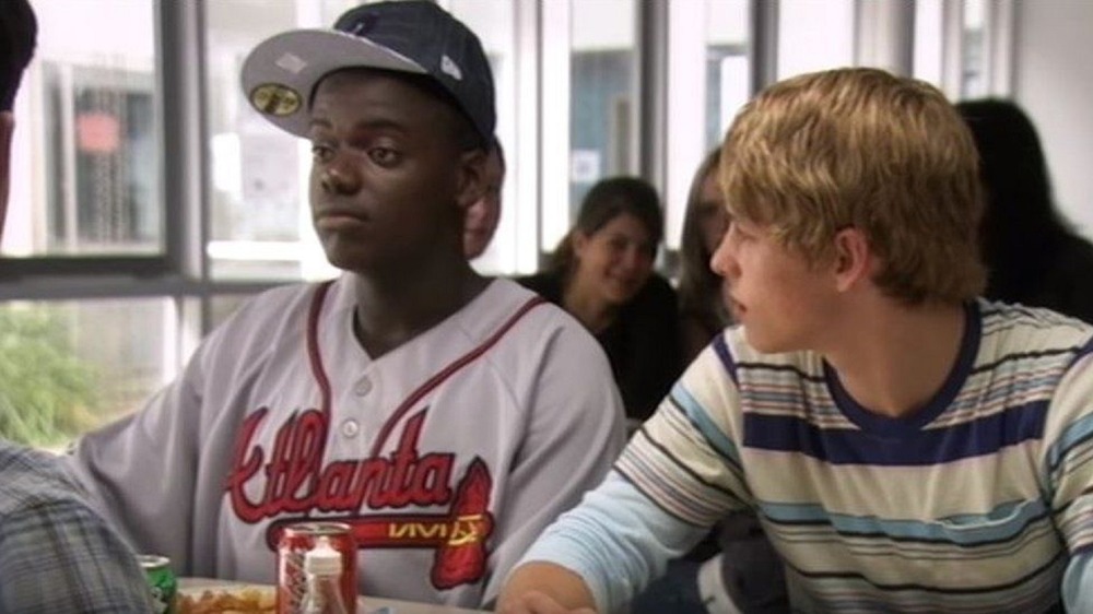 Kenneth and Maxxie eating lunch