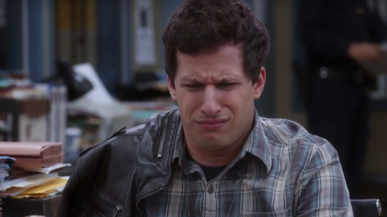 Jake Peralta pouts