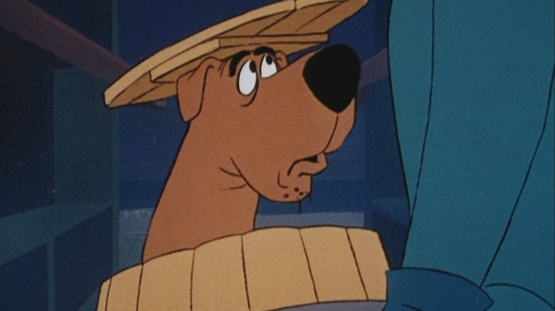 Scooby-Doo in a barrel