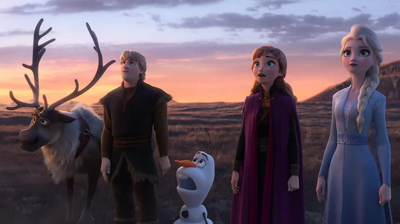 The gang is stunned in "Frozen 2" (2019)