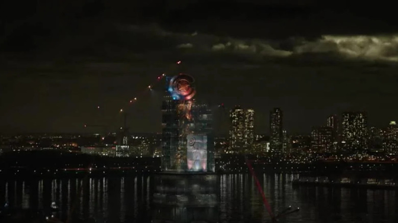 Statue of Liberty with Captain America's shield