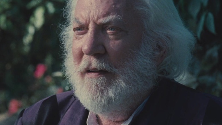 President Snow smiling