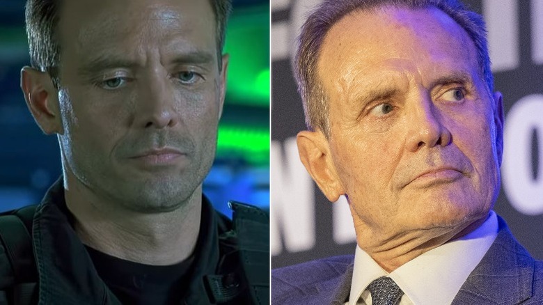 Commander Anderson and Michael Biehn