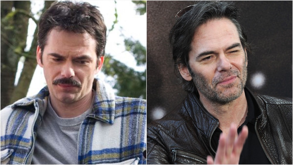 Billy Burke in Twilight (L) and on the Way Back red carpet (R)